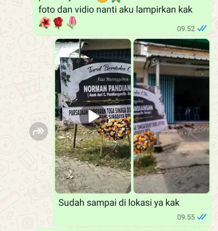 Pengiriman Karangan Bunga Tengah
